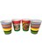 Adult's Cinco De Mayo 4 Piece Novelty Shot Glass Set Costume Accessory